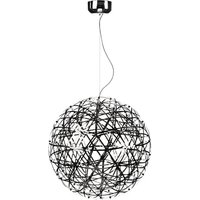 Product photograph of Heiska Spiral Ceiling Pendant Light In Satin Nickel from Furniture in Fashion