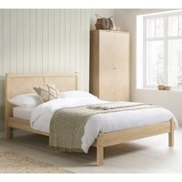 Product photograph of Helena Wooden King Size Bed In Oak from Furniture in Fashion