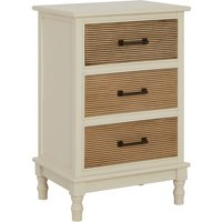 Product photograph of Heritox Wooden Chest Of Drawers In Pearl White from Furniture in Fashion