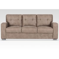 Product photograph of Hobart Fabric 3 Seater Sofa In Taupe from Furniture in Fashion