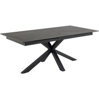 Product photograph of Hyeres Extending Ceramic Dining Table Large In Black from Furniture in Fashion