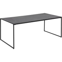 Product photograph of Ibiza Wooden Coffee Table Rectangular In Black Marble Effect from Furniture in Fashion