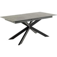 Product photograph of Imperia Extending Ceramic Dining Table In Fairbanks Black from Furniture in Fashion