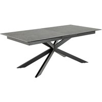 Product photograph of Imperia Extending Ceramic Dining Table Large In Fairbanks Black from Furniture in Fashion