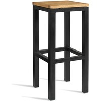 Product photograph of Inchture Wooden High Stool In Natural from Furniture in Fashion