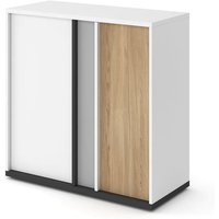 Product photograph of Indio Kids Wooden Sideboard With 2 Doors In Matt White from Furniture in Fashion