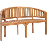 Product photograph of Ivan Banana Shape Garden Seating Bench Medium In Natural from Furniture in Fashion
