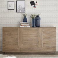 Product photograph of Jining Wooden Sideboard With 3 Doors In Mercure from Furniture in Fashion