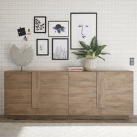 Product photograph of Jining Wooden Sideboard With 4 Doors In Mercure from Furniture in Fashion