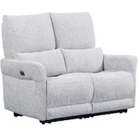 Product photograph of Juneau Fabric Recliner 2 Seater Sofa In Dove from Furniture in Fashion