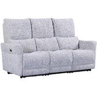 Product photograph of Juneau Fabric Recliner 3 Seater Sofa In Dove from Furniture in Fashion