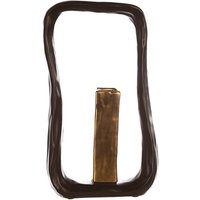 Product photograph of Kadoma Ceramic Large Decorative Vase In Black And Gold from Furniture in Fashion