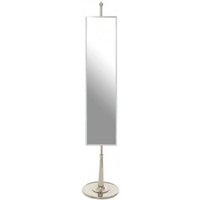 Product photograph of Kensick Rectangular Floor Standing Mirror With Nickel Stand from Furniture in Fashion