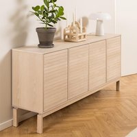 Product photograph of Labasa Sideboard 4 Doors In White Pigmented Oiled Oak from Furniture in Fashion