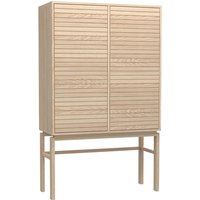 Product photograph of Labasa Storage Cabinet 2 Doors In White Pigmented Oiled Oak from Furniture in Fashion