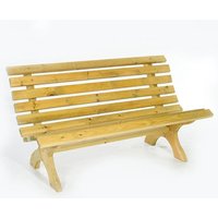 Product photograph of Lars Wooden Garden Bench In Treated Pine from Furniture in Fashion