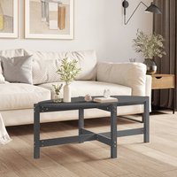 Product photograph of Laurel Solid Pine Wood Coffee Table In Grey from Furniture in Fashion