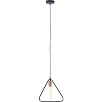 Product photograph of Lavish Iron Triangular Pendant Light In Black from Furniture in Fashion