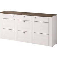 Product photograph of Leon Wooden Sideboard With 2 Doors 3 Drawers In Sibiu Oak from Furniture in Fashion