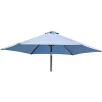 Product photograph of Loxe Tilt And Crank Olefin 3000mm Fabric Parasol In Blue from Furniture in Fashion