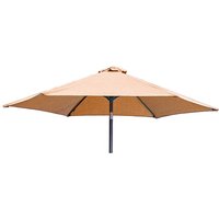 Product photograph of Loxe Tilt And Crank Olefin 3000mm Fabric Parasol In Ochre from Furniture in Fashion