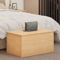 Product photograph of Mack Wooden Blanket Box In Sonoma Oak from Furniture in Fashion