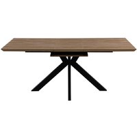 Product photograph of Malone Small Wooden Extending Dining Table In Light Walnut from Furniture in Fashion