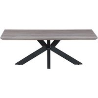 Product photograph of Manhattan Rectangular Wooden Coffee Table In Grey from Furniture in Fashion