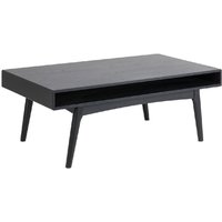 Product photograph of Manila Wooden Coffee Table With Open Shelf In Black from Furniture in Fashion