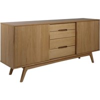 Product photograph of Marta Wooden Sideboard With 2 Sliding Doors In Natural from Furniture in Fashion