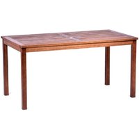 Product photograph of Marfa Wooden Rectangular Dining Table In Brown from Furniture in Fashion