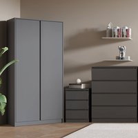 Product photograph of Mcgowen Wooden Bedroom Furniture Set In Grey from Furniture in Fashion
