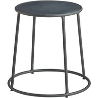 Product photograph of Mortan Industrial Metal Low Stool In Raw from Furniture in Fashion