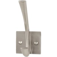 Product photograph of Myers Metal Wall Hung 1 Hook Coat Rack In Silver from Furniture in Fashion