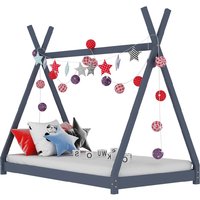 Product photograph of Natara Medium Wooden Children Bed In Grey from Furniture in Fashion