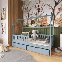 Product photograph of Nepean Wooden Day Bed With Bonnell Mattress In Grey from Furniture in Fashion