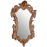 Product photograph of Netoya Wall Bedroom Mirror In Rich Gold Frame from Furniture in Fashion