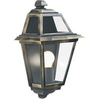 Product photograph of New Orleans Outdoor Glass Wall Light With Black Gold Frame from Furniture in Fashion