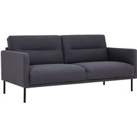 Product photograph of Nexa Fabric 2 Seater Sofa With Black Legs In Anthracite from Furniture in Fashion