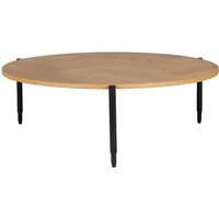 Product photograph of Niles Wooden Coffee Table Round In Natural Oak from Furniture in Fashion