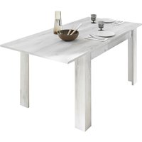Product photograph of Nitro Wooden Extending Dining Table In White Pine from Furniture in Fashion