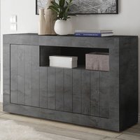 Product photograph of Nitro Wooden Sideboard With 3 Doors In Oxide from Furniture in Fashion