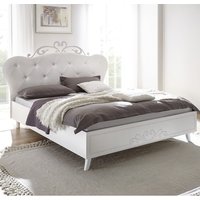 Product photograph of Nivea Wooden Super King Size Bed In Serigraphy White from Furniture in Fashion