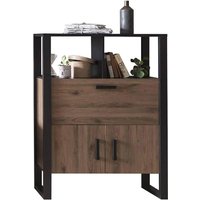 Product photograph of North Wooden Sideboard With 3 Doors In Okapi Walnut from Furniture in Fashion