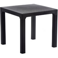 Product photograph of Novato Outdoor Polypropylene Dining Table In Anthracite from Furniture in Fashion