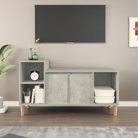 Product photograph of Novato Wooden Tv Stand With 2 Doors In Concrete Effect from Furniture in Fashion