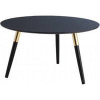 Product photograph of Nusakan Wooden Coffee Table In Black And Gold from Furniture in Fashion