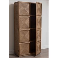 Product photograph of Nushagak Wooden Storage Cabinet With 2 Doors In Brown from Furniture in Fashion