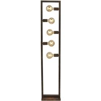 Product photograph of Oblong 5 Light Floor Lamp In Rustic Brown from Furniture in Fashion