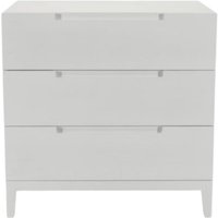 Product photograph of Ogen Wooden Chest Of 3 Drawers In White from Furniture in Fashion